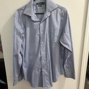 Lauren Ralph Lauren Light Blue Dress‎ Shirt 16 34/35